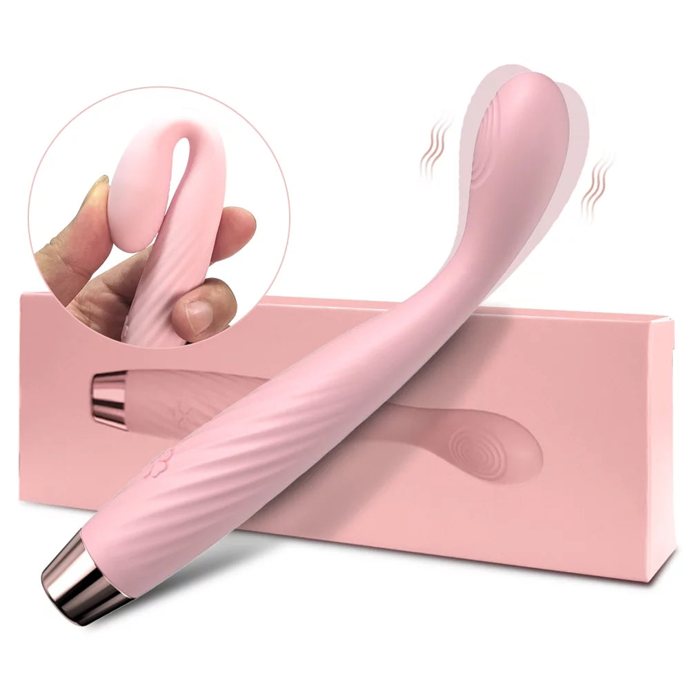 Beginner G-Spot Vibrator for Women 8 Seconds to Orgasm Finger Shaped Vibes Nipple Clitoris Stimulator Sex Toys for Adult Female