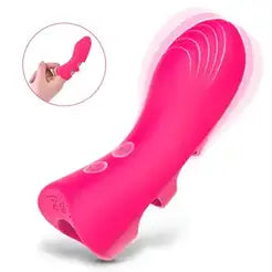 Female Vibrating Finger Clit Massage G Spot Sex Toy 10 Vibrating Modes Big O any time any place