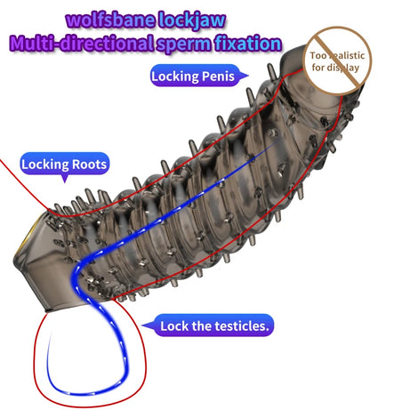 Erektions-Cock-Sleeve für eine stärkere Erektion – ED – erektile Dysfunktion und längere Ausdauer