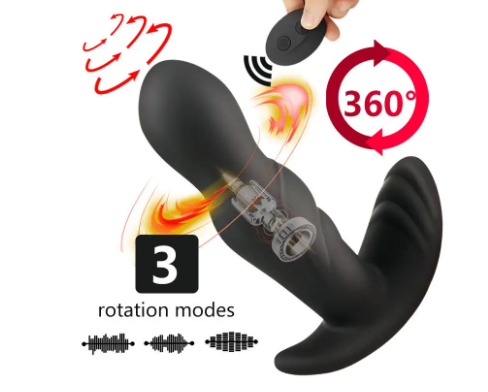 360-Grad-Prostata-Stimulator-Massagegerät und rotierender Analvibrator