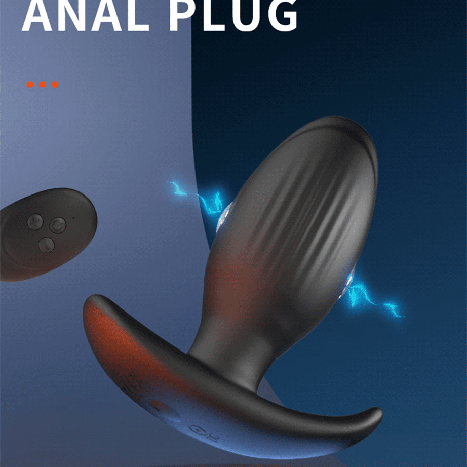 Male Electric Microcurrent Prostate Anal Shock Massager and Anal Stimulator for Women