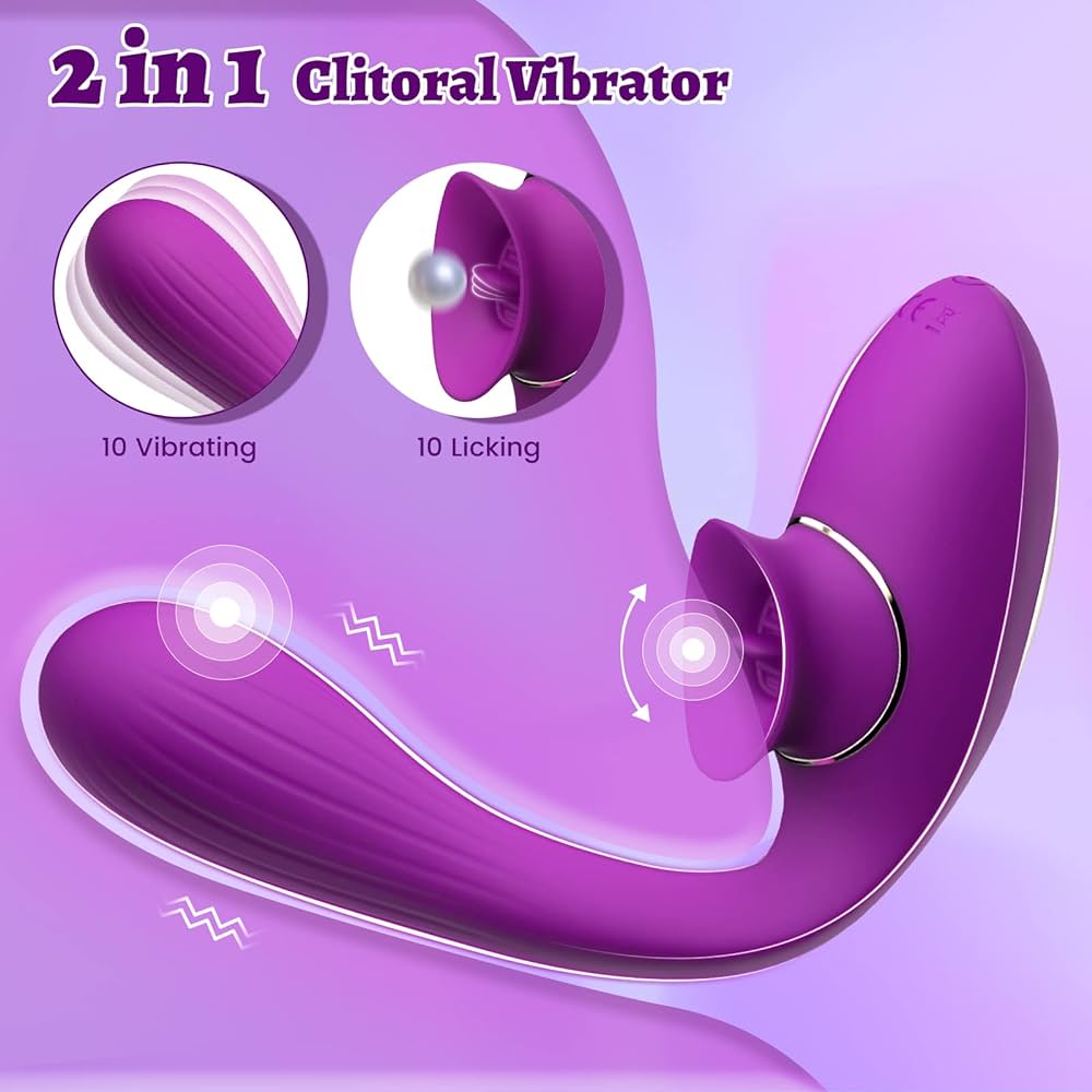 Bendable Clitoral Licking Sucking Vibrators for Women